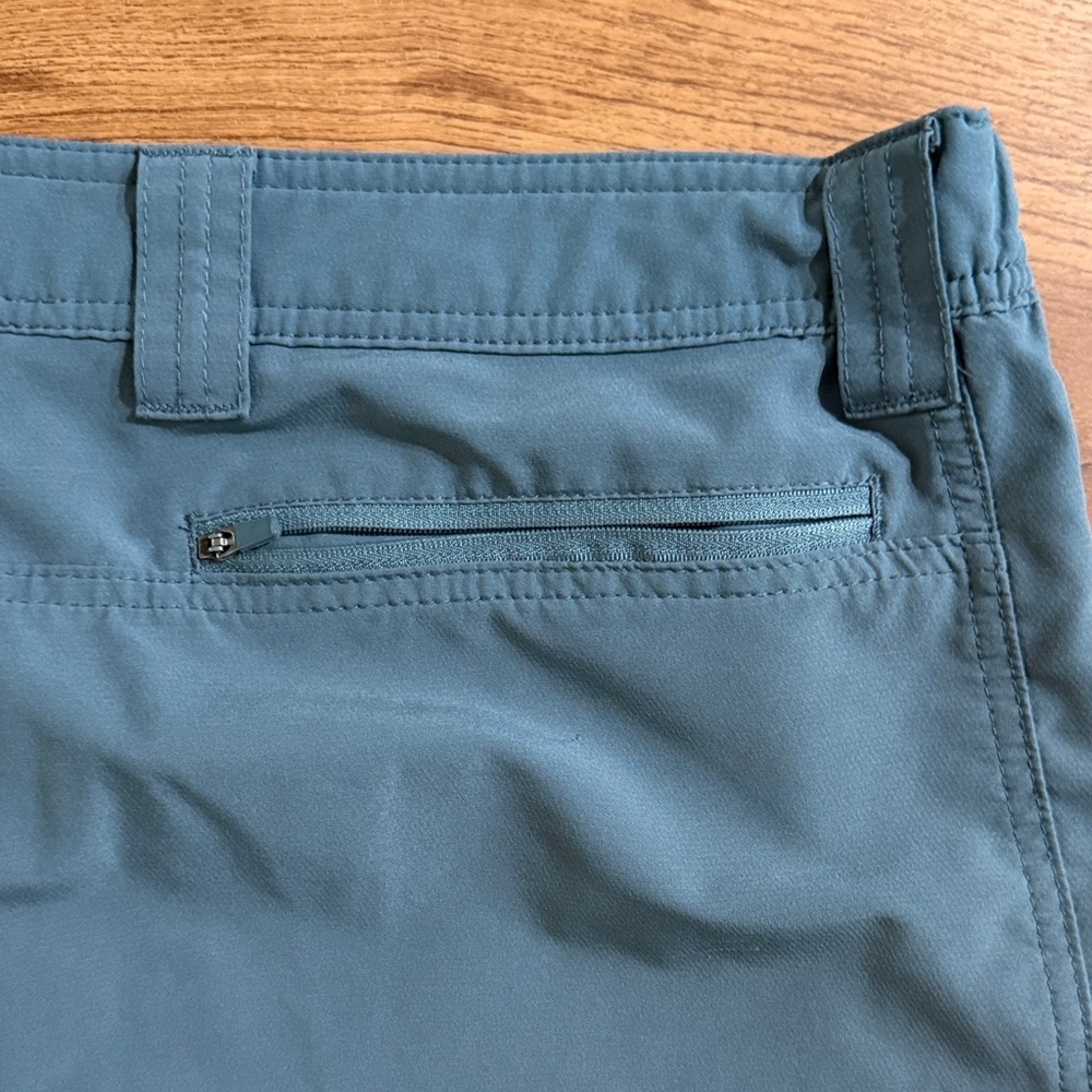 GILLZ Men Large Teal Blue Fishing 5 Pocket Zip Fly Casual Shorts - Picture 4 of 16